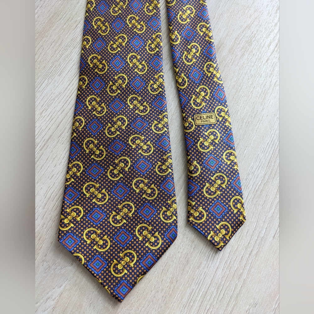 Celine Printed Mens Tie